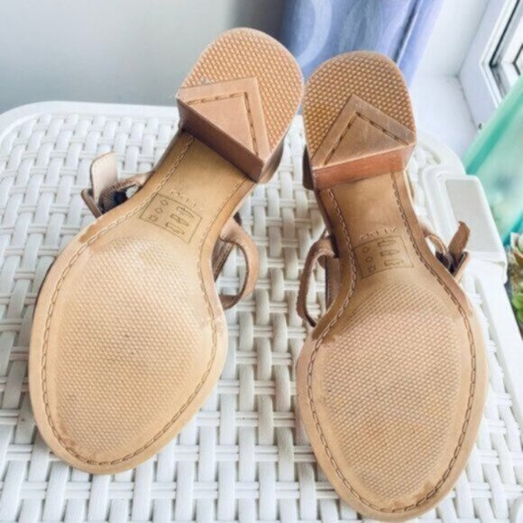 Aldo "Meygan" Genuine Leather Ankle Cutout Sandals US 7​ - Picture 6 of 15